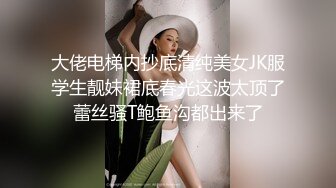 大佬电梯内抄底清纯美女JK服学生靓妹裙底春光这波太顶了蕾丝骚T鲍鱼沟都出来了