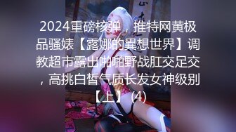 2024重磅核弹，推特网黄极品骚婊【露娜的異想世界】调教超市露出啪啪野战肛交足交，高挑白皙气质长发女神级别【上】 (4)