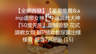 【全網首發】【豪華推薦&amp虐戀女神】牛逼調教大神『50度先生』震撼首發 花式調教女奴 群P插針飲尿露出樣樣齊 高清720P版 (15)