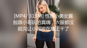 [MP4/ 313M] 性感小美女露脸跟小哥玩的真嗨，衣服都没脱完让小哥按在墙上干了