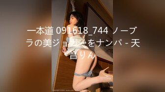 一本道 091618_744 ノーブラの美ジョガーをナンパ - 天音りん