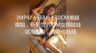 [MP4/ 696M] 170CM美腿御姐，新到货20CM女用娃娃，试用看看，骑乘位抽插