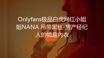 Onlyfans极品白虎网红小姐姐NANA 吊带黑丝-房产经纪人的情趣内衣